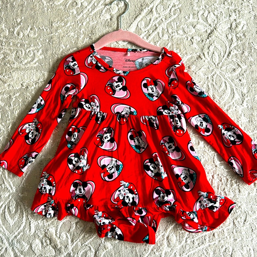 Posh Peanut Minnie Mouse Heart Dress (2T)